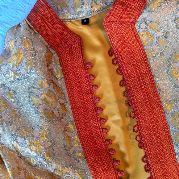 Moroccan Silk Jacquard Jacket - Picture 6 of 6